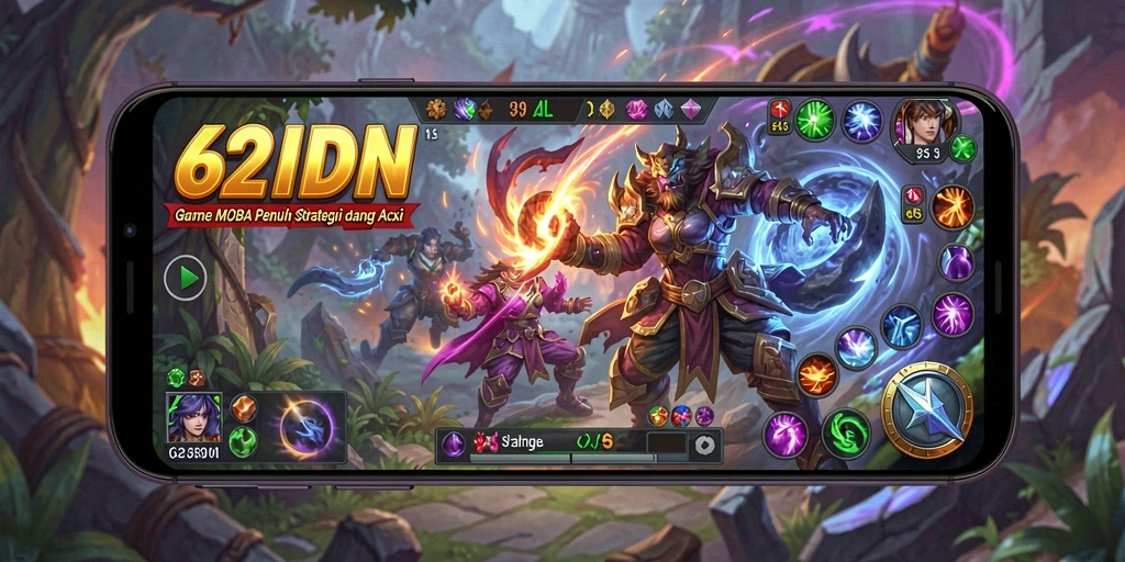 Gameplay seru dan menantang di 62IDN.