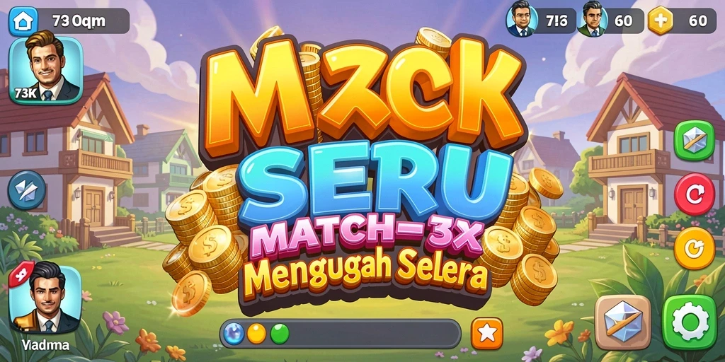 Tampilan gameplay 73K yang mengasyikkan dan penuh warna.