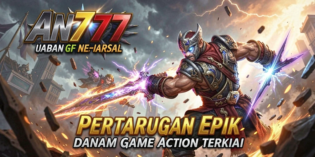 Tampilan aksi seru dari gameplay AN777 yang mendebarkan.
