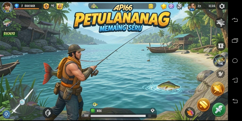 Gameplay seru memancing dengan visual yang menakjubkan.