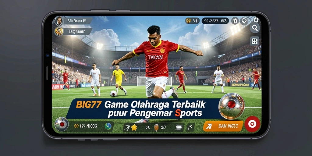 Screenshot utama BIG77 menampilkan aksi kompetitif dan gameplay olahraga yang seru.