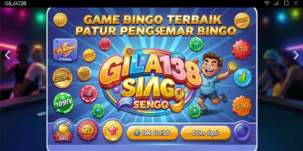 Tampilan gameplay Bingo yang seru dan interaktif.