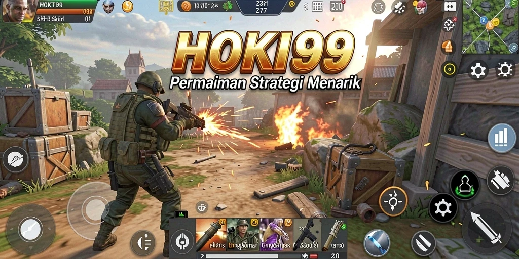 Tampilan gameplay HOKI99 yang intens dan penuh strategi.