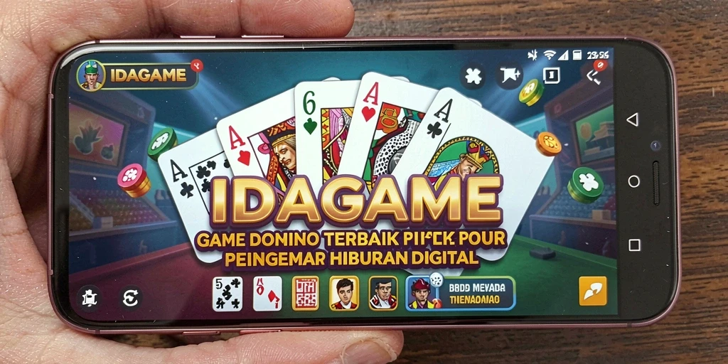 Tampilan gameplay IDAGAME yang menarik dan interaktif saat bermain Domino.