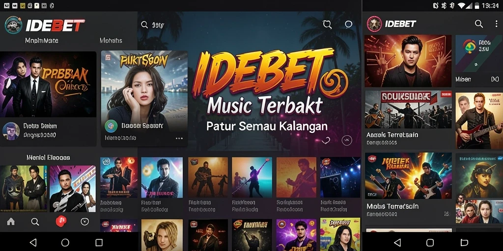 Gameplay IDEBET menampilkan pengalaman interaktif mendengarkan musik yang menarik.