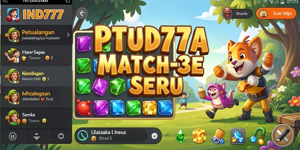 Gameplay seru dengan kecocokan simbol dalam IND777.