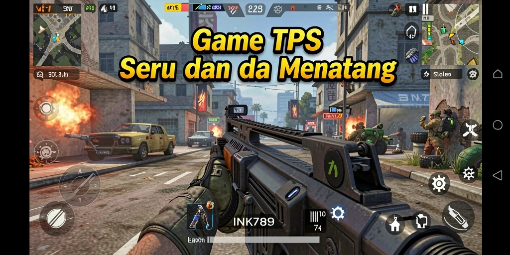 Tampilan gameplay seru dari INK789 yang menegangkan.