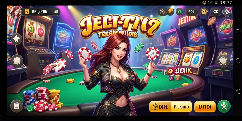 Tampilan permainan Kasino yang seru dan menarik di JET77.