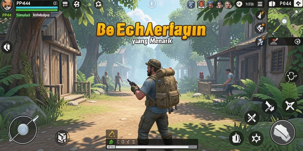 Tampilan gameplay PP444 yang mendebarkan dan interaktif.