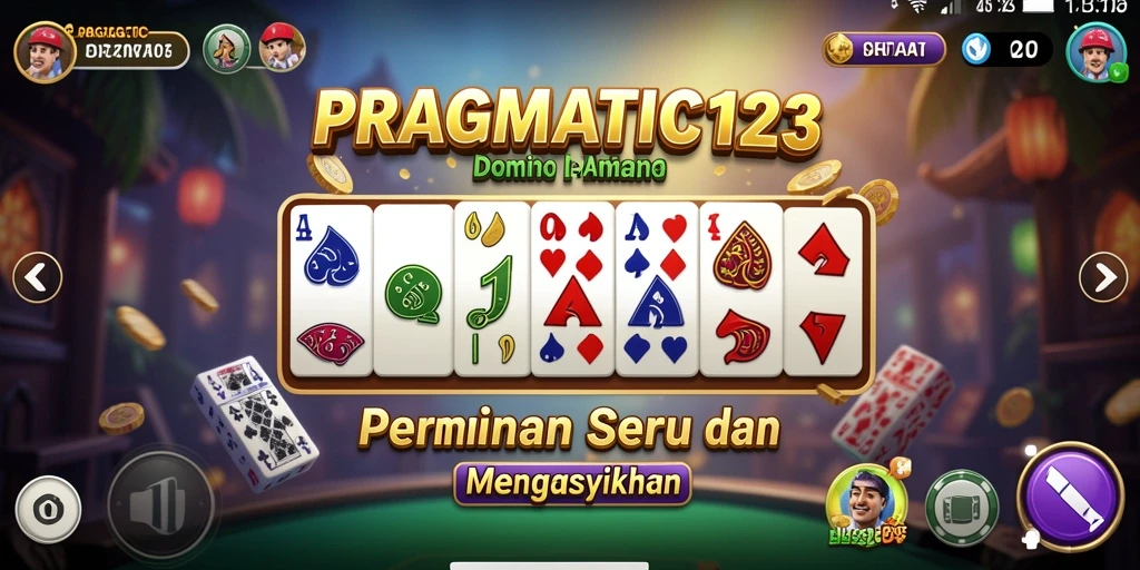 Tampilan gameplay seru dalam PRAGMATIC123 dengan aksi domino yang mendebarkan.
