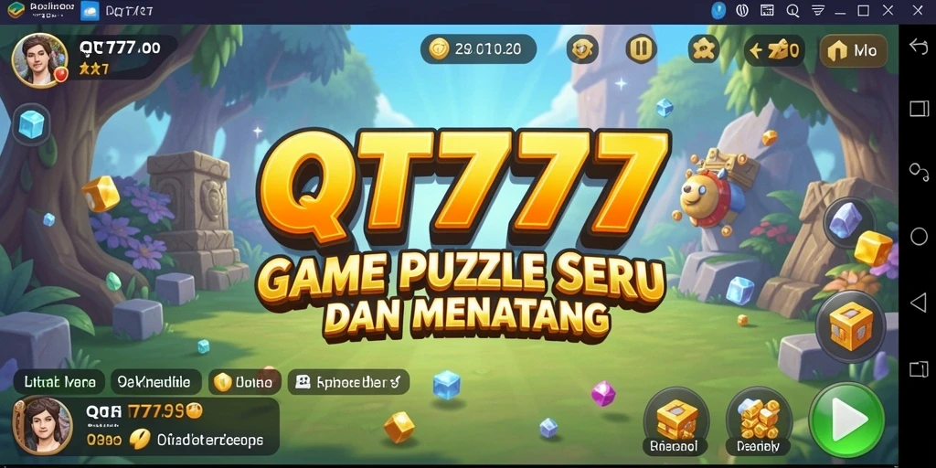 Tampilan gameplay seru dari QT777 dengan teka-teki yang menantang.