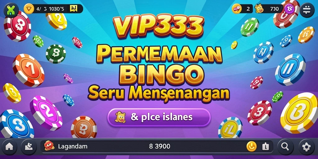 Screenshot gameplay VIP333 dengan suasana Bingo yang seru.