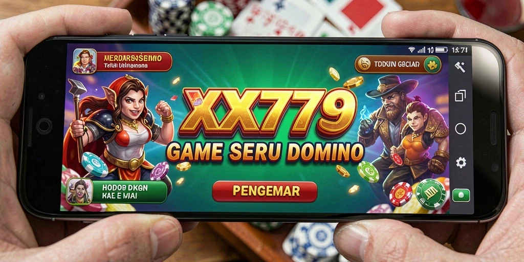 Screenshot gameplay <strong>XXX777</strong> menunjukkan keseruan permainan Domino.